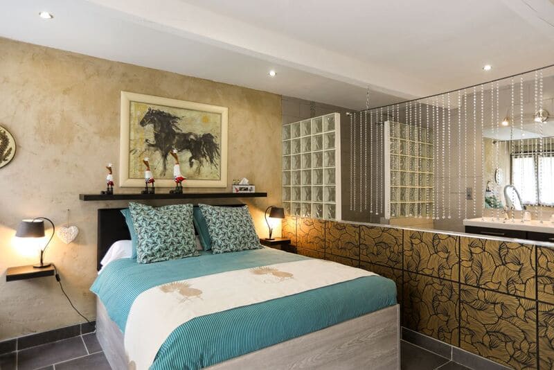 Chambre tout confort à L'Oliveraie